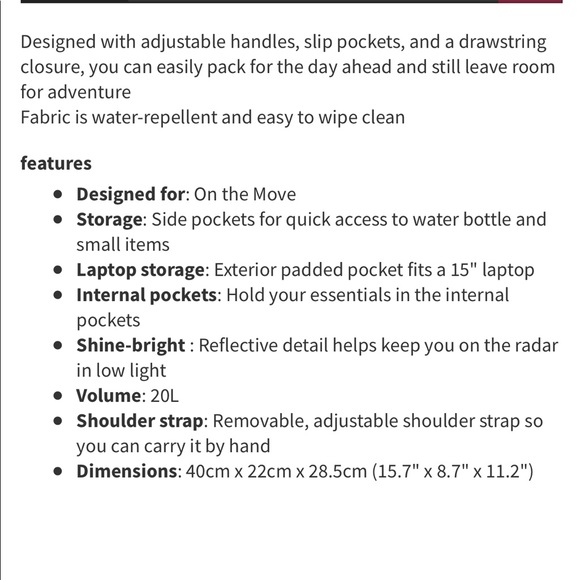 ❗️NWT❗️| Lululemon | Dash All Day Duffel. - Picture 7 of 9